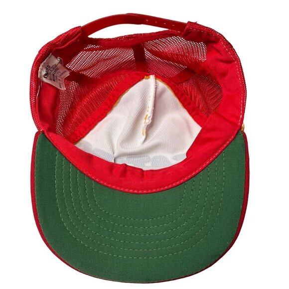 Vintage Beetles Hat Cap Strap Back Red White Pop Rock Band Music Concert Tours - Picture 5 of 7